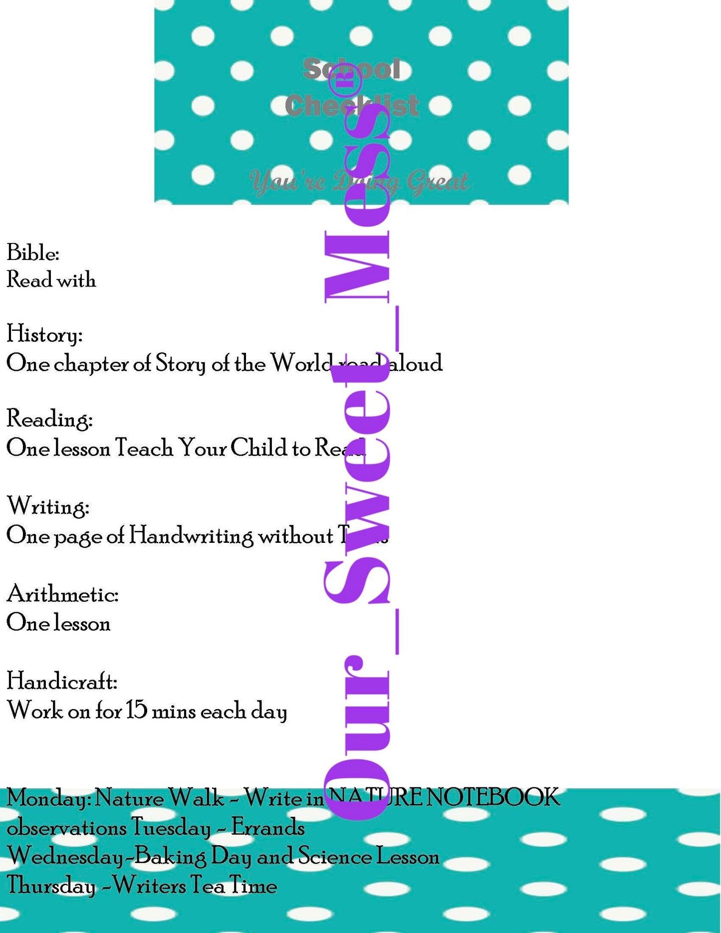 Routine PDF (editable)